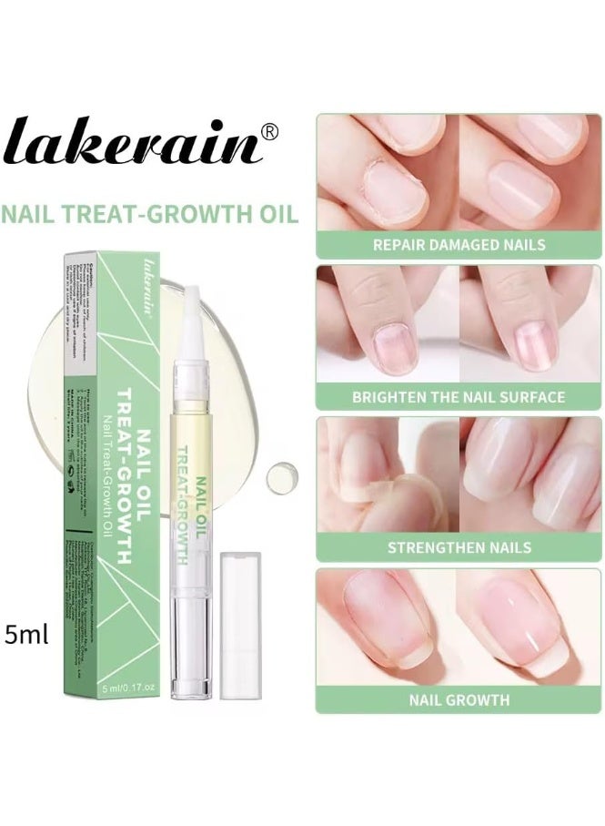 lakerain Cuticle Oil Pen, Natural Nail Strengthener & Growth Treatment, Repair Oil for Damaged Nails, Liquid, 15 milliliters - Image 5